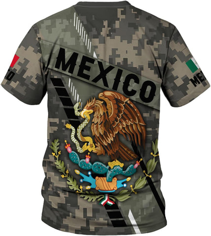 Mostefy Personalized Name Mexican Shirts for Men 3D, Customized Mexico Shirts for Men, Mexico Shirts for Women Mexico Shirt