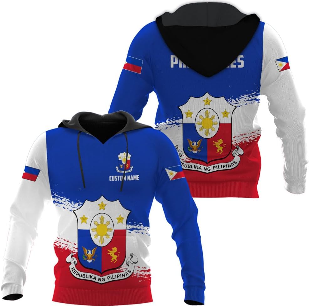 Personalized Philippines Shirts Filipino T Shirt Philippines Flag T-Shirt Filipino Philippine Flag Shirt Pinoy Flag