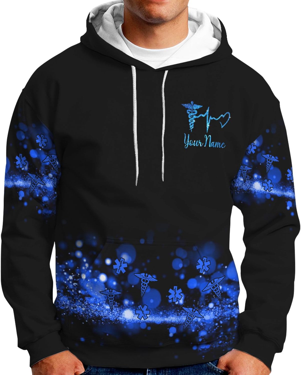 MoonArt Personalized Name Nurse Shirt Nurse Gifts Nurse Graduation Gift Funny Nurse T-Shirt Gift Nursing Emergency Shirts