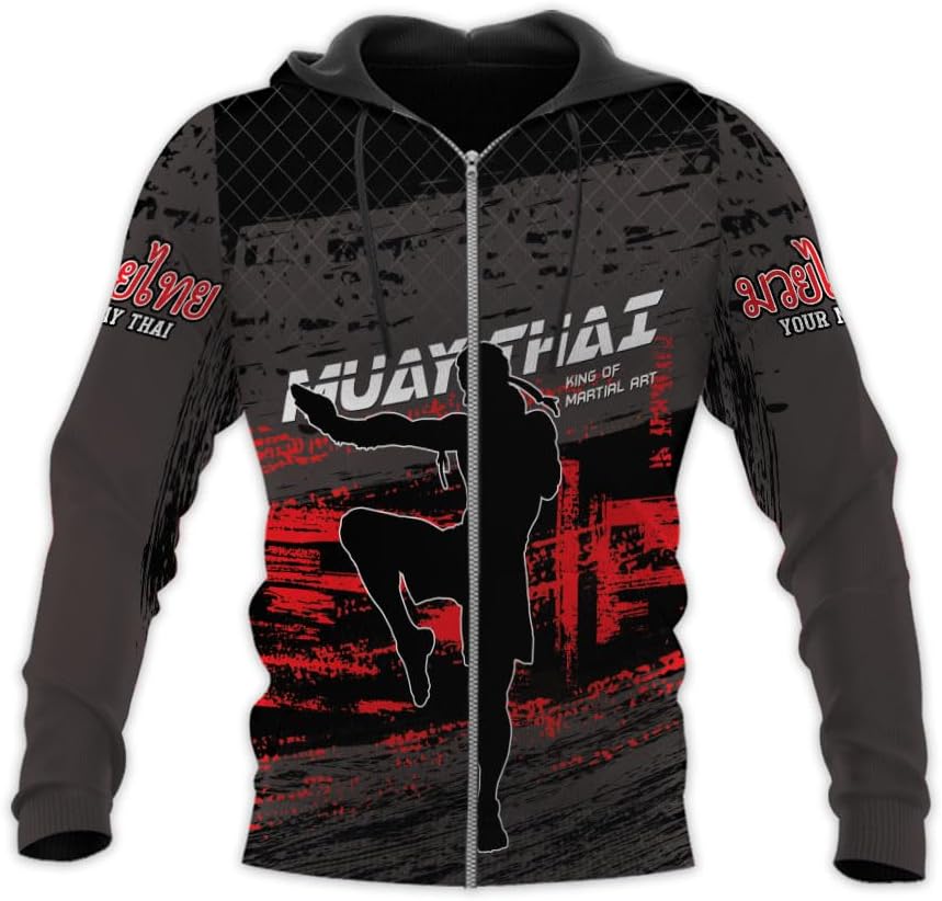 MAPrints Personalized Name Muay Thai Pride Shirt for Men