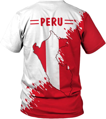 Personalized Peru Shirts for Men,Peru Mens Shirt, Peru Flag Shirt, Peruvian T Shirt, Peru Jersey, Peruvian Shirts