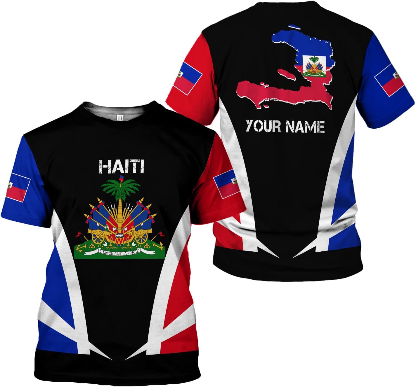 Personalized Haiti Shirt Custom Haiti Flag Shirt for Men and Women, Haitians Pride Shirt, Haitians Shirt