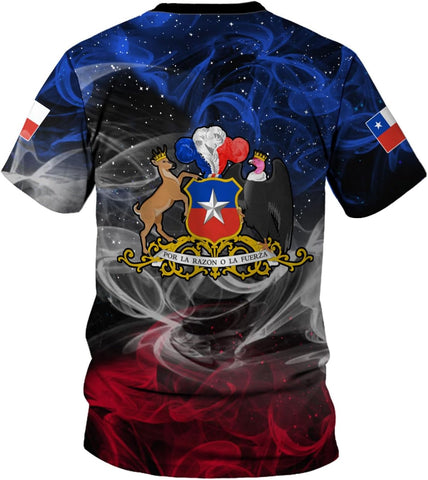Personalized Name Chile Shirts for Men and Women, Chile Chilean Flag Pride Gift T-Shirt, Chilean Map and Flag