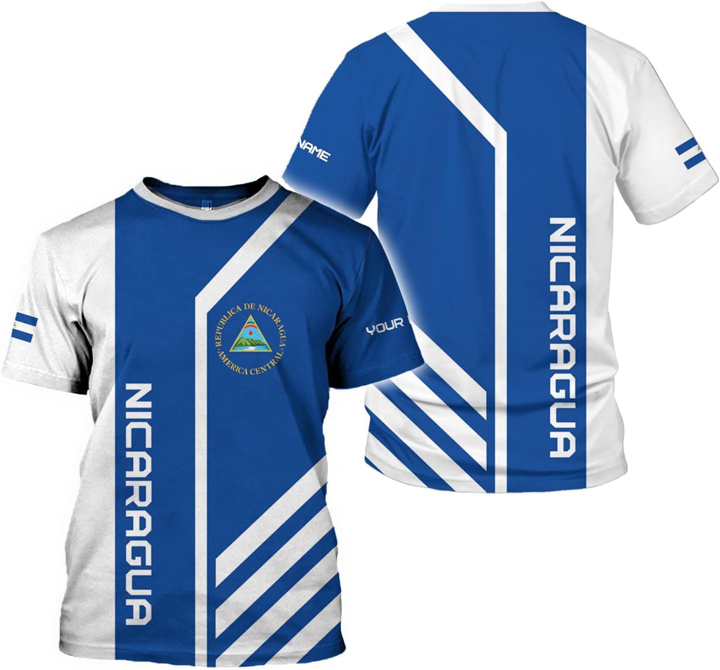 Personalized Nicaragua Shirt Custom Nicaragua Flag Lion Shirt for Men & Women Nicaraguan Camisas T-Shirt, Nicaragua Tshirt