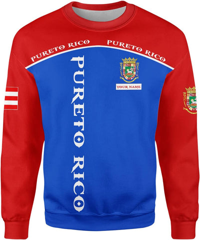 Personalized Name Puerto Rico T-Shirt 3D, Customized Puerto Rico Shirt for Men Women, Puerto Rico Flag T Shirt