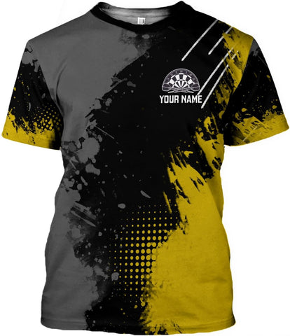 Pretyprints Personalized Dart Shirts Men Women 3D Polo Custom Name Team Jersey Funny Dartboard Shirt S-5XL Gifts