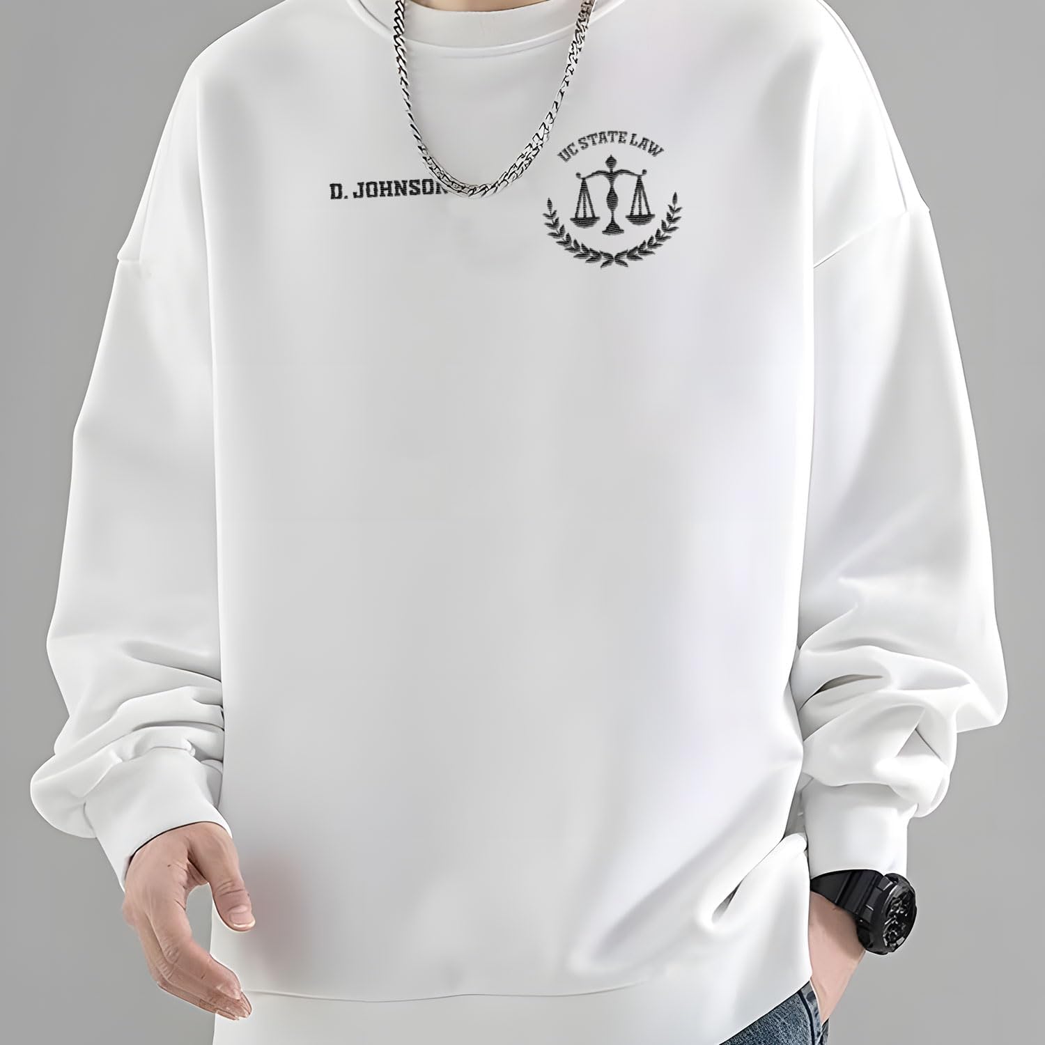 Suseaz Embroidered Lawyer Sweatshirt, Lawyers Tshirt, Law Student Shirt, Law School Graduate Gift For Attorney Sweatshirt Tee