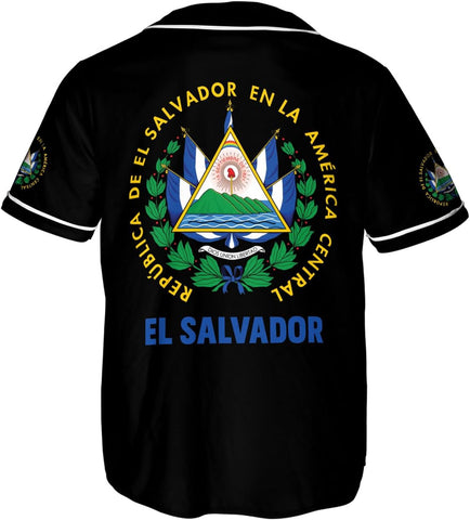 Parvii Personalized El Salvador Baseball Jersey - Proud El Salvador Shirt for Men