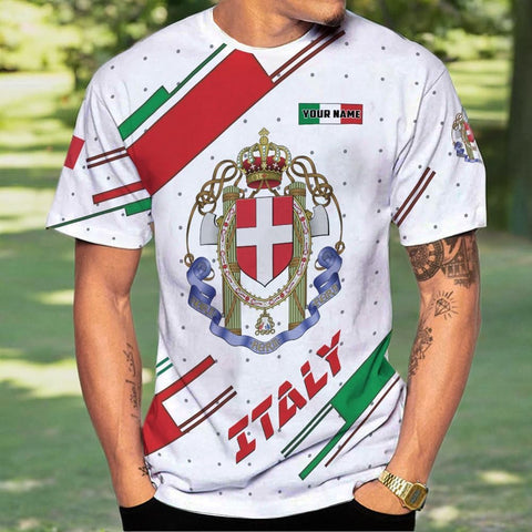 Artparel Personalized Italy Shirt 3D Italia Flag Shirt Italian Flag Shirts Italiano Shirt 3D Italian Shirt Flag for Men Women