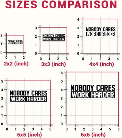 3 Pcs Nobody Cares Work Harder Sticker, Workout Gym Motivational Adulting is Hard Stickers, Sarcastic Work Stickers - Vinyl Stickers for Water Bottles Laptop Phone Car Window Helmet 3 Inches