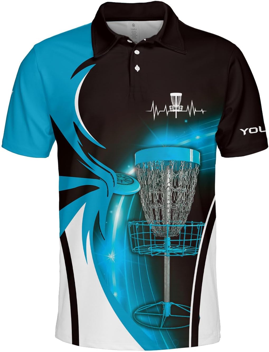 Royal Fight Personalized Polo Shirt - 3D Disc Golf Jerseys for Men & Teams S-5XL - Perfect Disc Golf Gifts