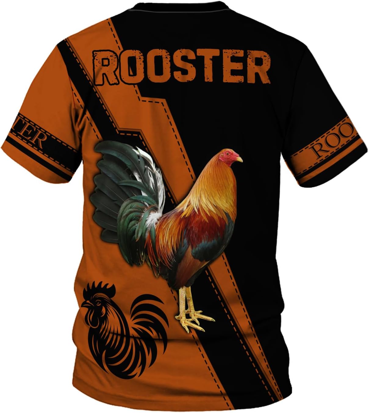 Mostefy Personalized Name Rooster Shirt 3D, Rooster Shirts for Men, Chicken Tshirts Shirts for Women, Funny Chicken Shirts