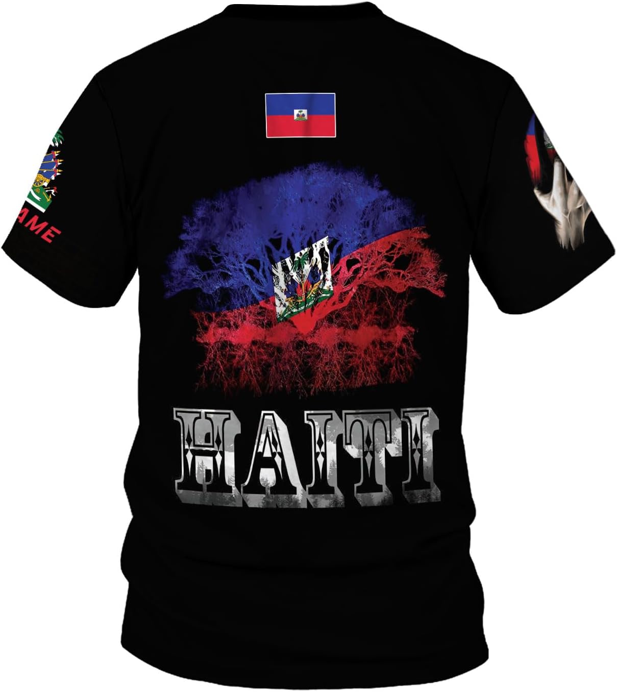 Ligthuy Personalized Haiti Shirt 3D, Haitians Flag Pride Shirt, Haiti Shirts for Men & Women, Haitian Pride Tshirt S-5XL