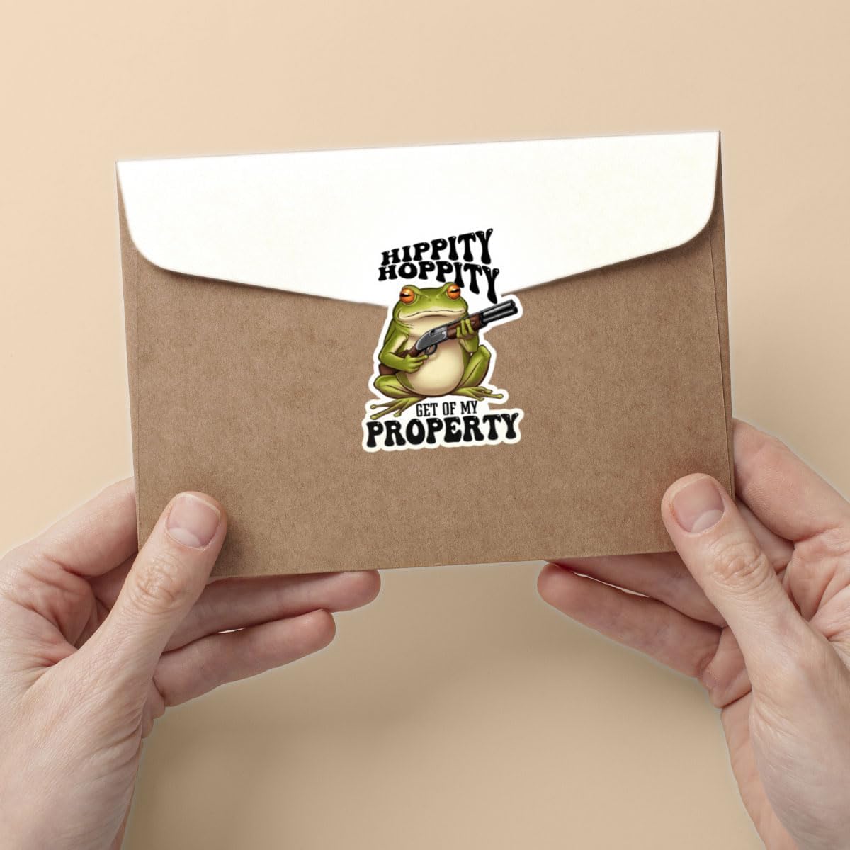 3 Pcs Hippity Hoppity Get of My Property Sticker; Funny Meme Stickers Frog Decal Waterproof Vinyl Stickers Adult; So No Head Sticker for Laptop Kindle Water Bottle Tumbler Phone Case 3"x3"
