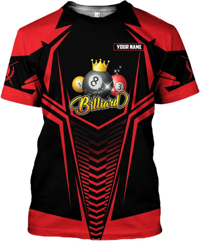Ligthuy Personalized Name Billiard Shirts 3D, Billiards Shirt 8 Ball Billiard Shirt Custom Men's Pool Men Women\u2026