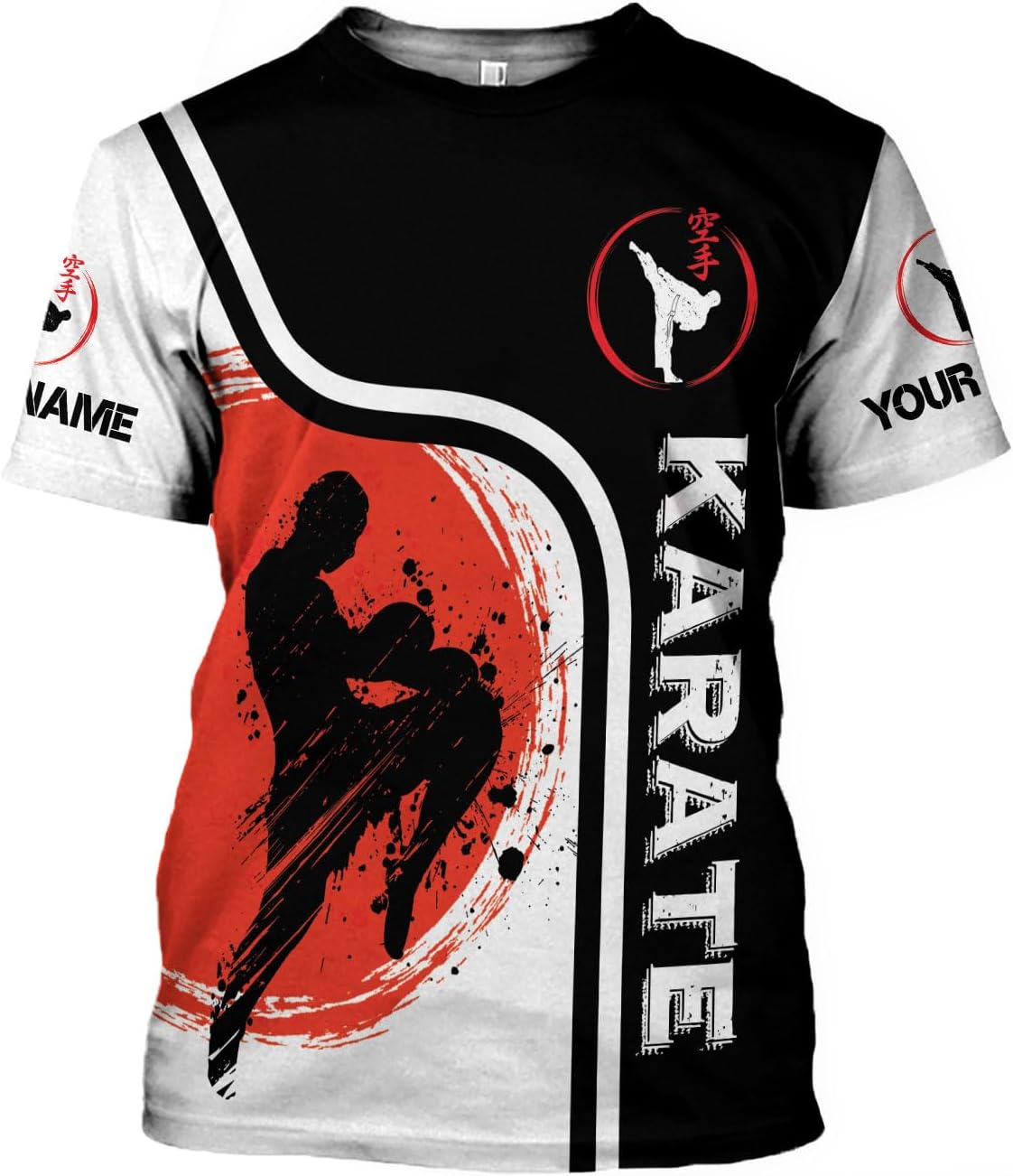 MAPrints Personalized Karate 3D Tshirt Cool Karate Gift for Boys Girls Karate Lovers T-Shirt Karate Shirts Uniform Size S-5XL