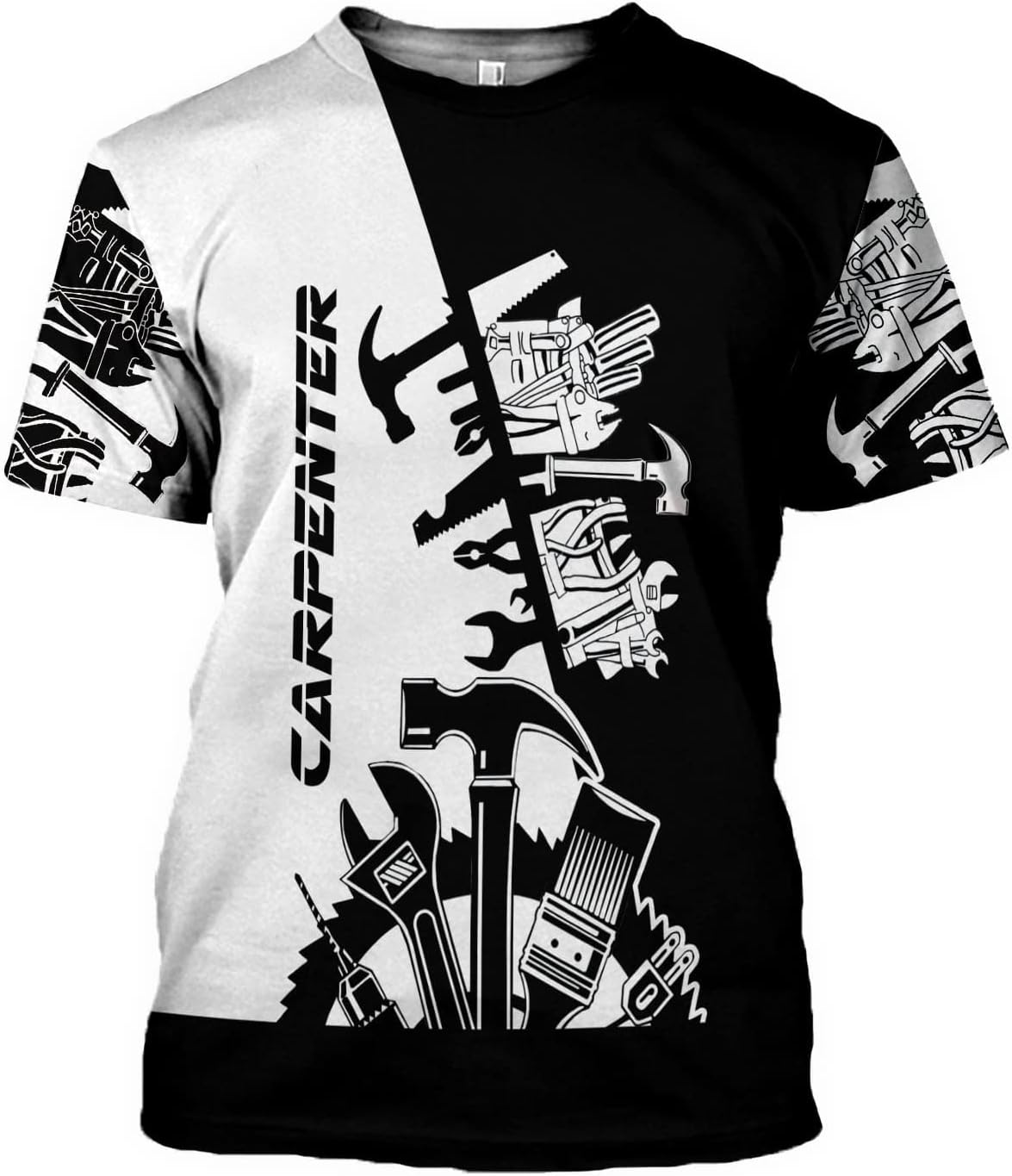 Personalized Carpenter Shirt Custom Carpenter Shirts Woodworking Carpentry Woodworker 3D T Shirts Tshirt for Men and Women