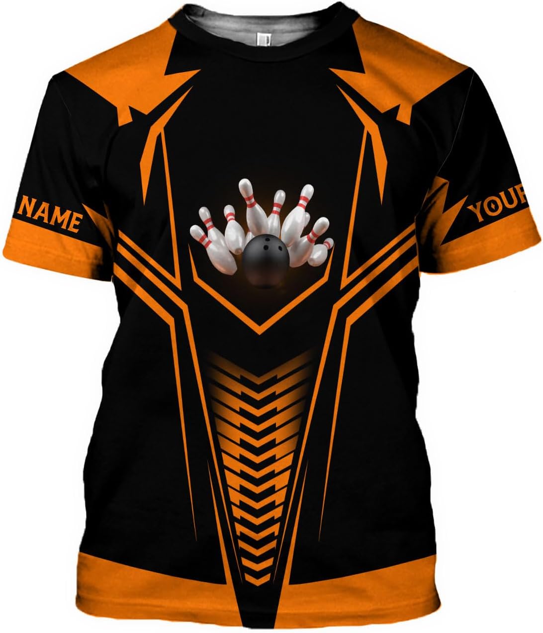 MoonArt Personalized Name Bowling Shirts for Men and Women 3D, Bowling Shirts for Team Bowling, Bowling Shirts Gift