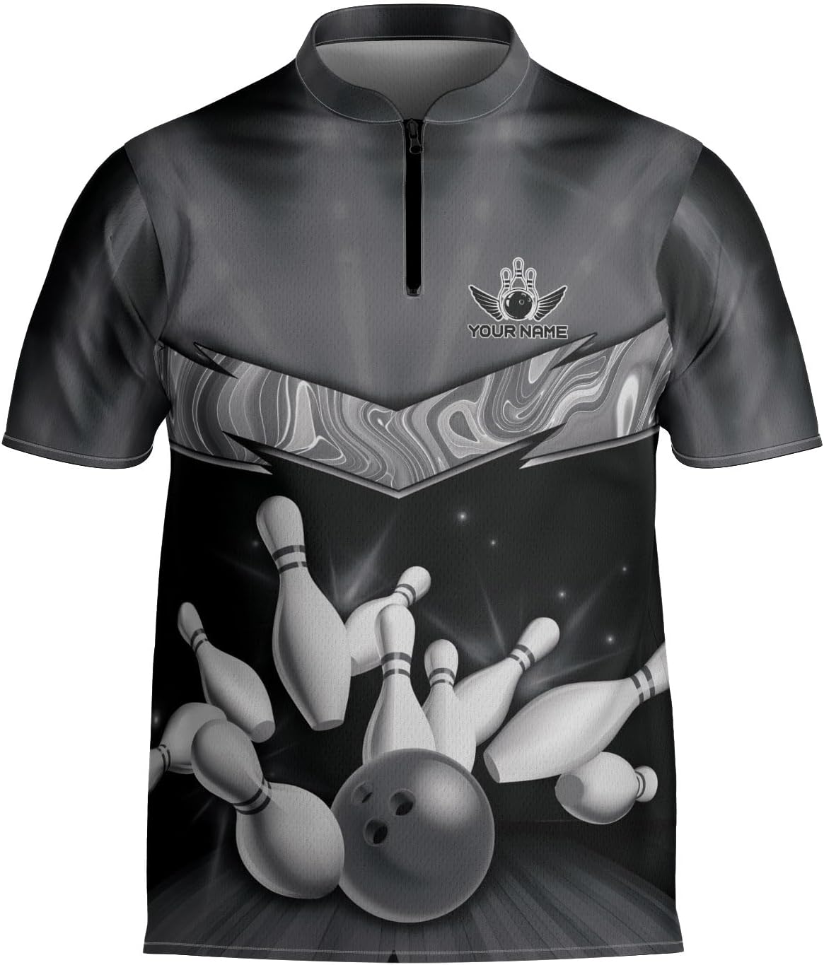 mostprints Personalized Bowling Jersey Gift 3D Custom Bowling Shirts for Team Name Bowl Bowler Shirt Unisex Cool Men Women