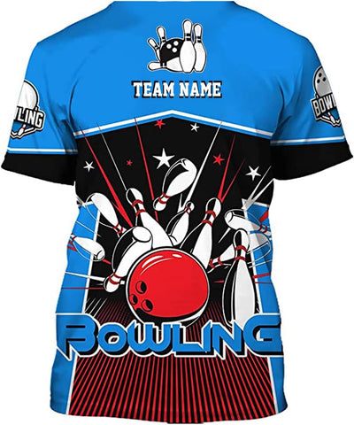 Custom Bowling Shirts, Personalized Name Bowling Shirts Unisex, Bowling Jerseys for Men & Women, Team Bowling Shirt Gift