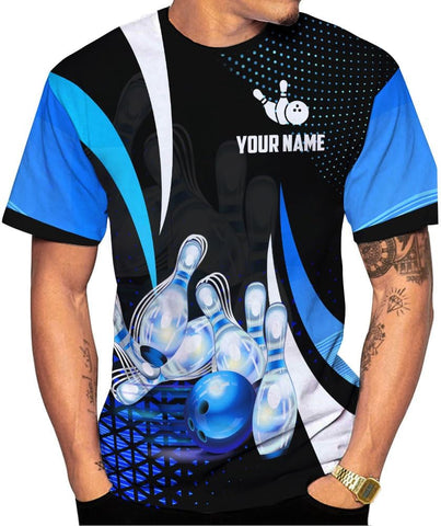 Intenprints Personalized Bowling Shirt Custom Bowling Shirts Bowling Gift Bowling Shirts for Women & Men Bowling Shirt Team