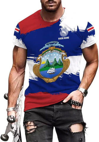 Personalized Costa Rica Shirt Costa Rica Tshirt Costa Rica Shirts for Men & Women Costa Rican Pride Shirt Costa Rica t Shirt