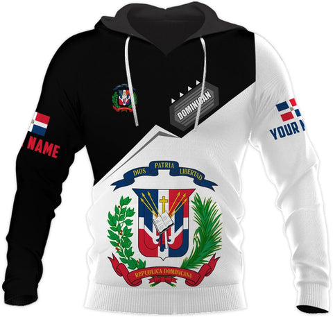 Woseprints Personalized Dominican Shirt 3D, Dominican Republic T Shirt, Dominican Flag Tshirt, Republica Dominicana Shirt