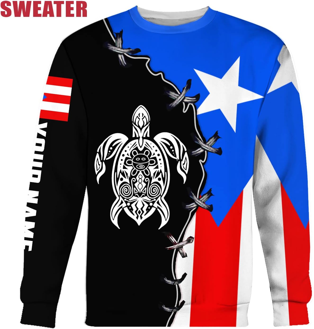 Mostefy Personalized Name Puerto Rico Shirt, Customized Puerto Rico Shirt for Men and Women, Sweatshirt, Hoodie, Zip Hoodie