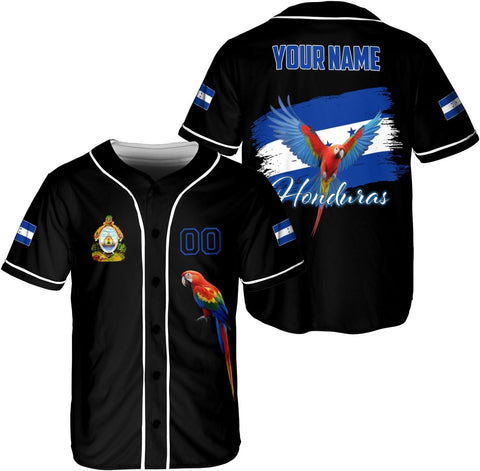 AOVL Personalized Honduras Baseball Jersey Shirt, Honduras Jersey for Men and Women, Jersey Honduras, Camisa Honduras Hombre