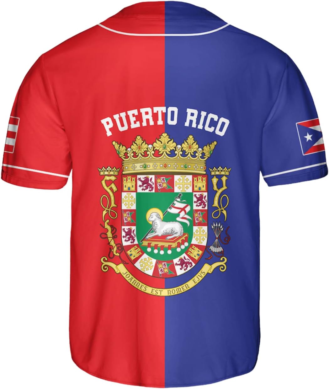 Personalized Puerto Rico Baseball Shirt,Customized Team Name Puerto Rican Baseball Jersey for Men,Women S-5XL