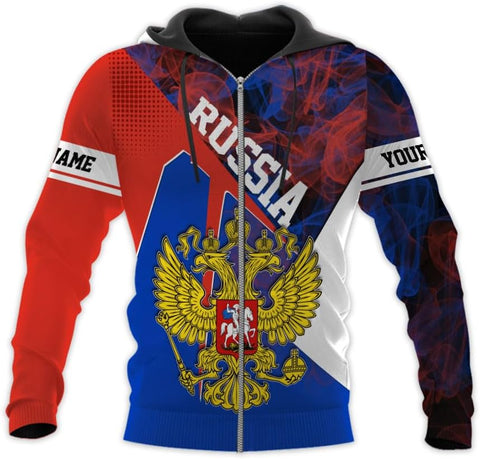 Personalized Russia Shirts Russian Shirt Russian Unisex Shirts Russia Flag Pride Shirts Russia Flag Coat of Arms Shirts