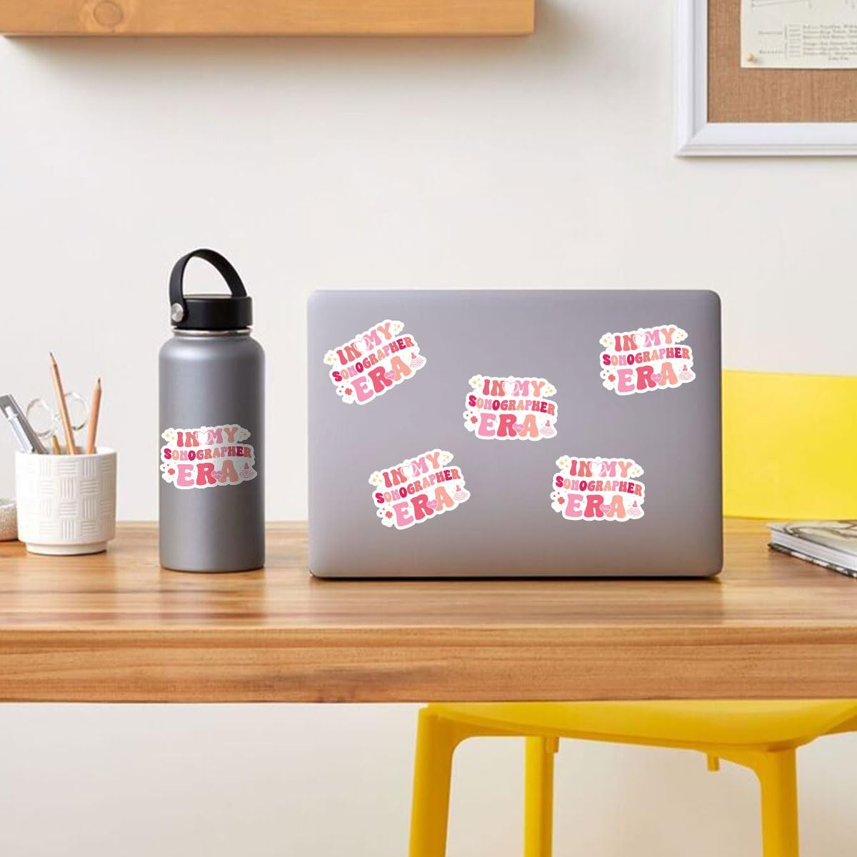 (3pcs) in My Sonographer Era Sticker, Sonographer Sticker, Sonography Sticker Die-Cut Waterproof Vinyl Sticker Laptop Water Bottle Window Phone Helmet