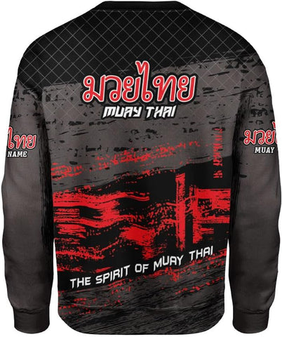MAPrints Personalized Name Boxing Hoodies, Muay Thai Pride Sweatshirt