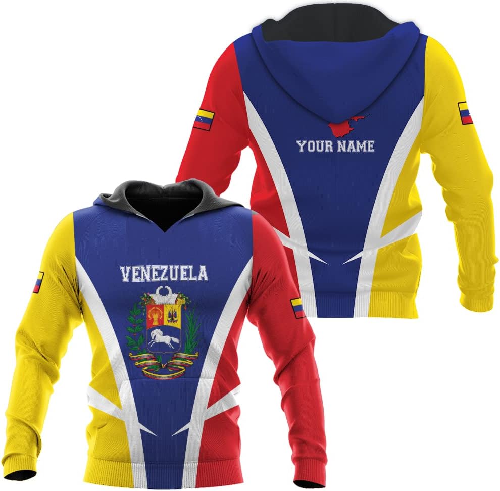 Personalized Name Venezuela Shirt, Flag Venezuelan Pride Roots T-Shirt, Sweatshirt, Zip Hoodies Gift for Men and Women