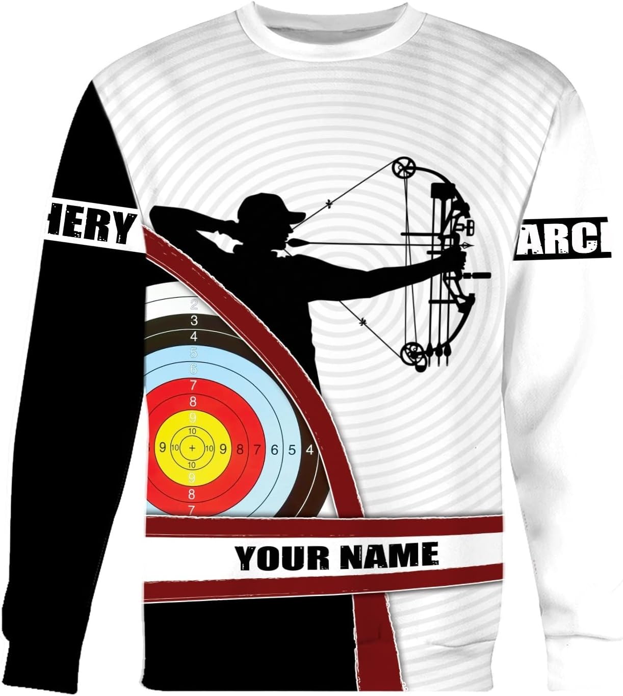 Personalized Men's Archery Shirts, Custom Name & Team Name Jerseys, S-5XL Polo Shirts