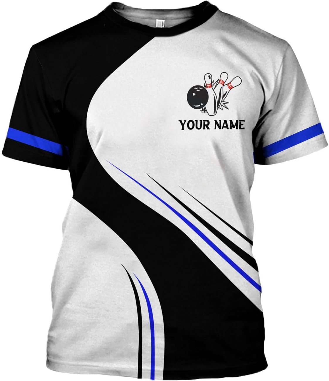 Podagree Personalized Name Bowling Shirts for Men and Women 3D, Bowling Shirts for Team Bowling, Bowling Shirts Gift