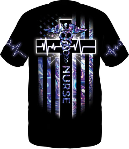 Personalized Nurse V-Neck T-Shirt Gifts for Women, Nursing School Nurse Graduation Gift, Nurse Life, Mother's Day (HD111)