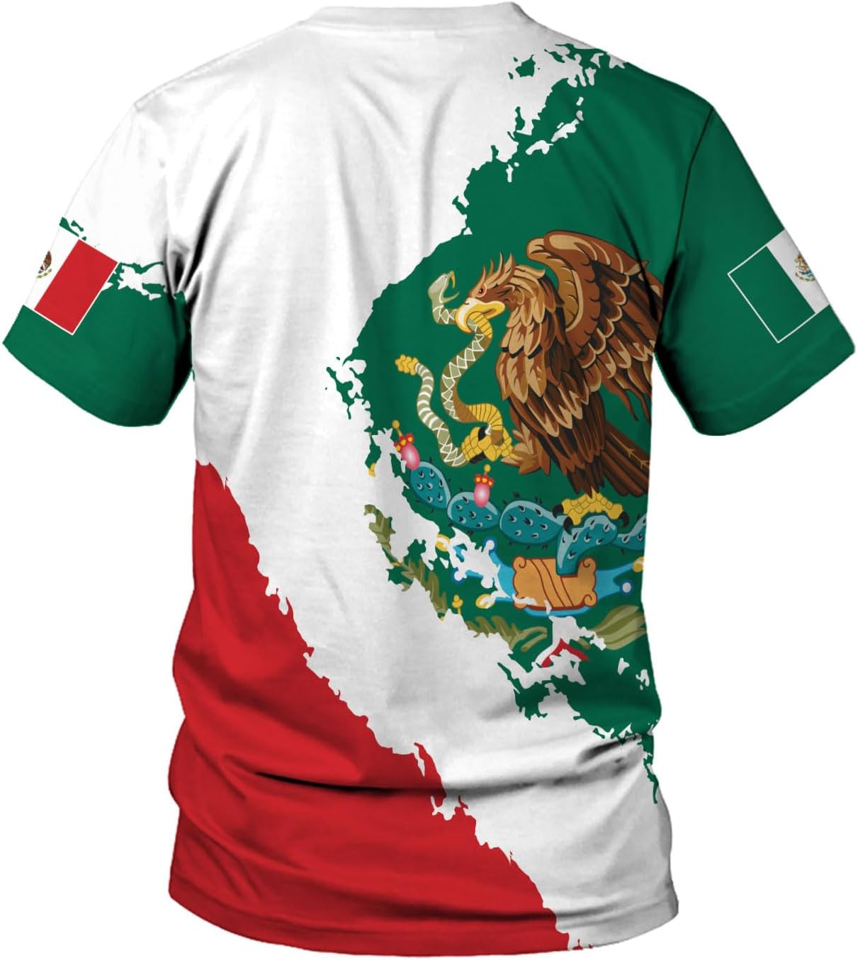 Royal Fight Personalized Mexico Shirts, Mexican Shirts for Men, Customized Mexico T-Shirt for Men, Mexico Eagle Flag Shirt