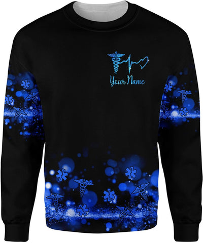 MoonArt Personalized Name Nurse Shirt Nurse Gifts Nurse Graduation Gift Funny Nurse T-Shirt Gift Nursing Emergency Shirts