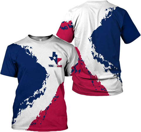 Mostprints Personalized Texas Flag Shirt and Map Dont Mess with Texas Customize Name Texas Shirts for Men Women Adult Size