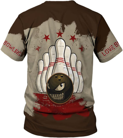 Custom Bowling Shirts, Personalized Name Bowling Shirts Unisex, Bowling Jerseys for Men & Women, Team Bowling Shirt Gift