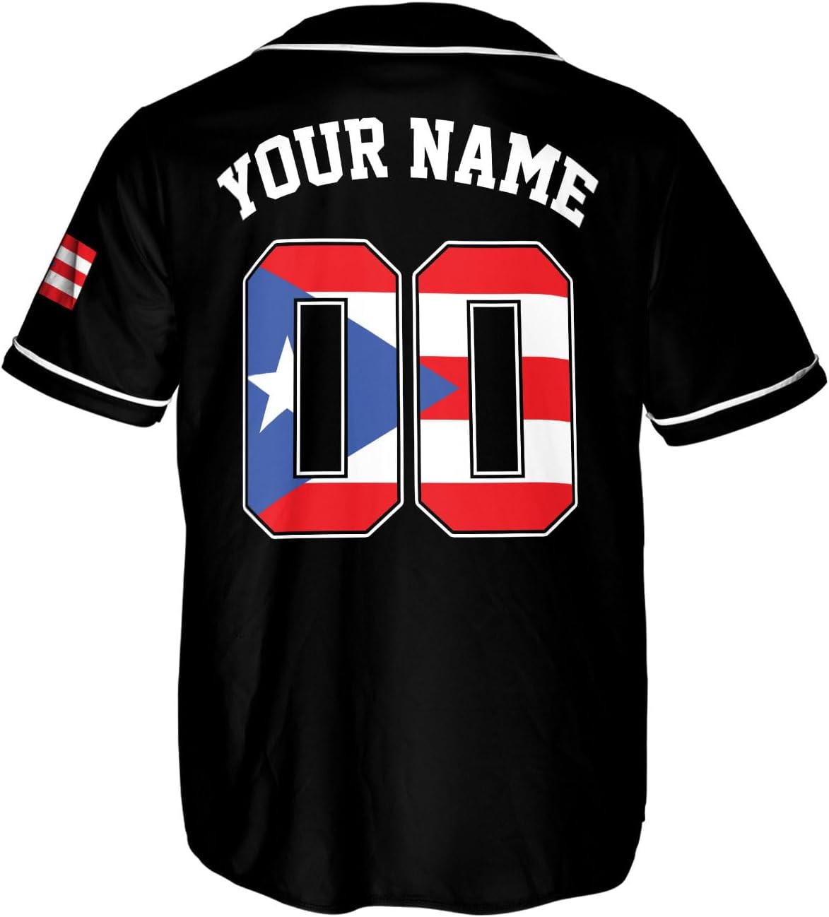 Personalized Puerto Rico Baseball Shirt, Customized Team Name Puerto Rican Baseball Jersey for Men
