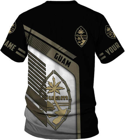 MoonArt Personalized Guam Shirt - Guahan Pride Tshirt for Men & Women - Guam Gifts Tee