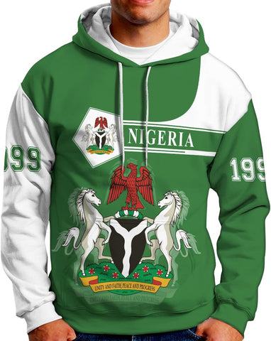 AOVL Personalized Nigeria Shirts Nigerian Flag Shirts Nigeria Flag Nigerian Pride Gift T-Shirt Nigerian Pride Shirt 3D S-5XL