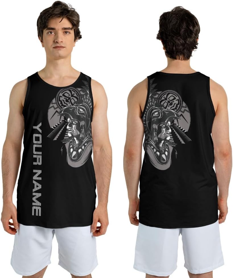 Mostprints Personalized Mexico Tank Top 3D, Mexico Tank Top Women, Mexico Top for Men Women playeras de mexico para mujer
