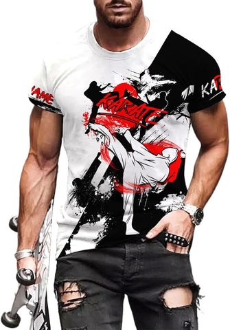 Personalized Karate 3D Tshirt Cool Karate Gift for Boys Girls Karate Lovers T-Shirt Karate Shirts Uniform S-5XL (HD286)