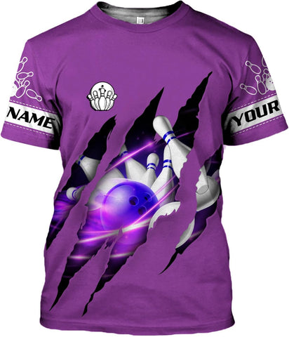 HomeDesign Personalized Name Bowling Shirts for Men & Women, Bowling Shirts for Team Bowling, Bowling Shirts Gift Unisex