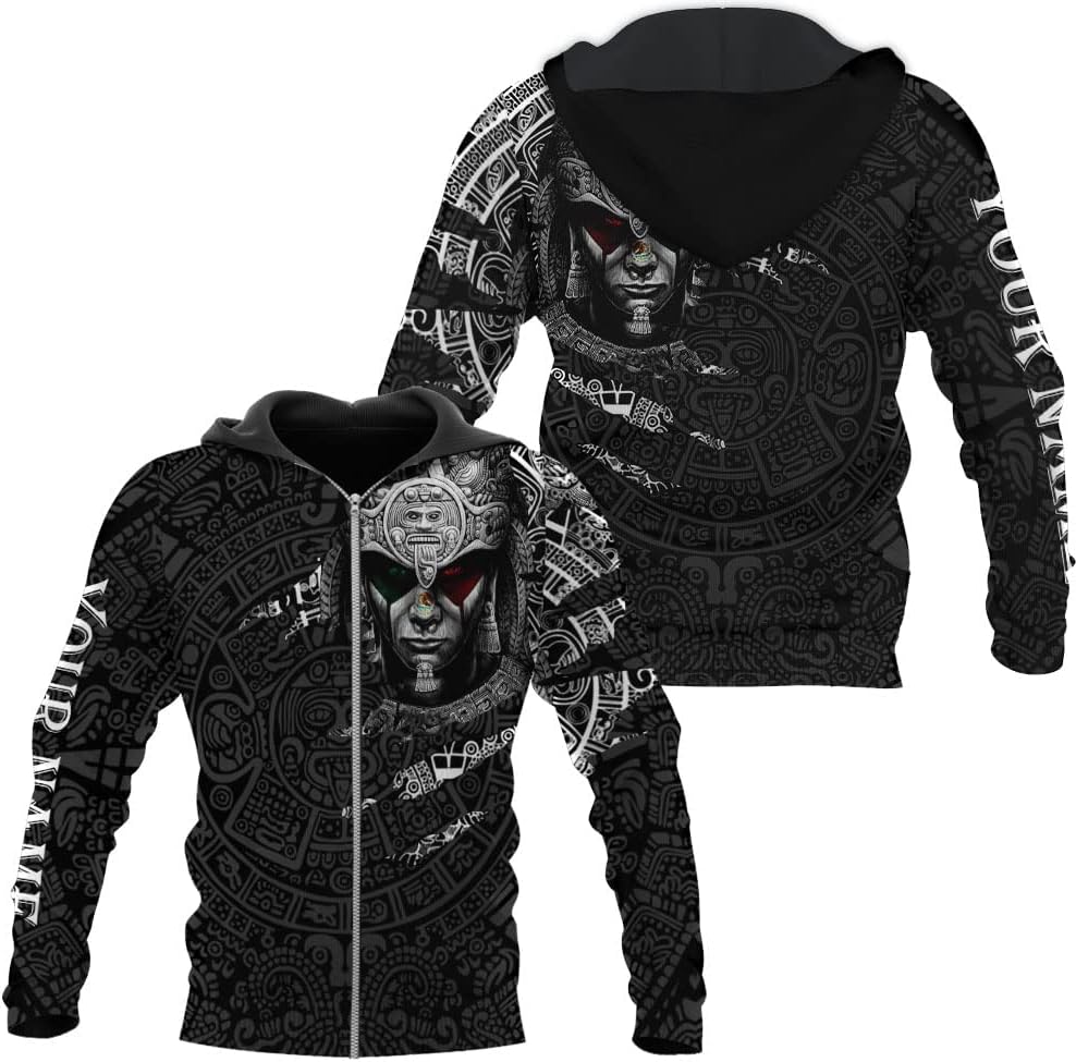 Mostefy Personalized Name Mexican Hoodie 3D, Customized Mexico Hoodies for Men and Women