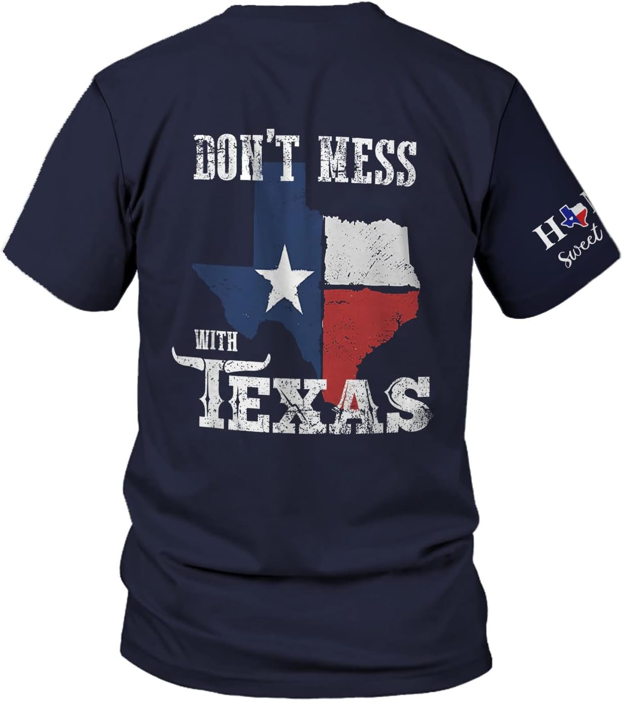 HomeDesign Personalized Name Texas Flag and Map Dont Mess with Texas Shirts 3D Unisex Shirt for Men Women Adult Size S-5XL