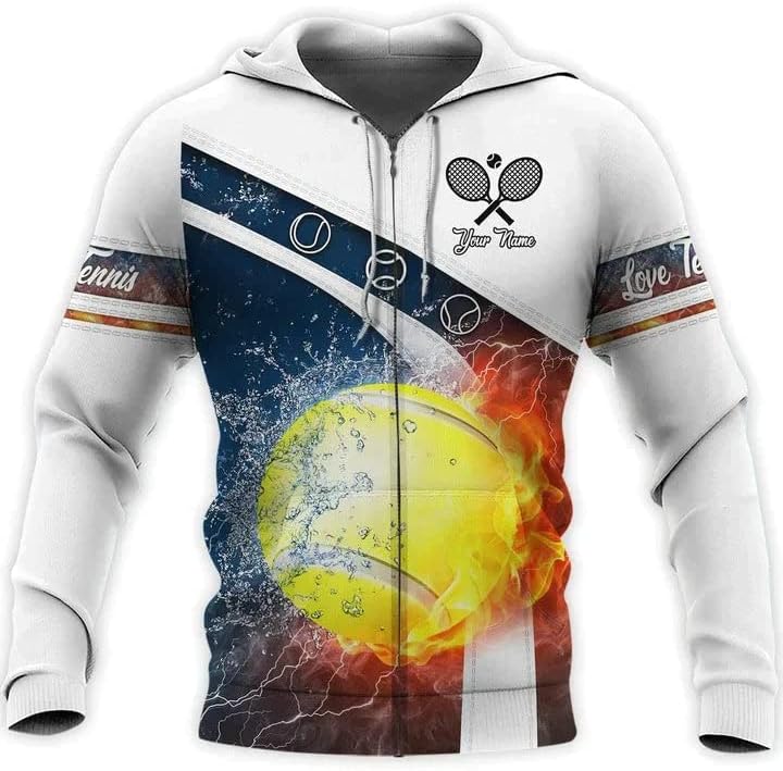 Personalized 3D Printed Tennis Shirt, Men's & Women's - Player Gift Tee - Uniform
